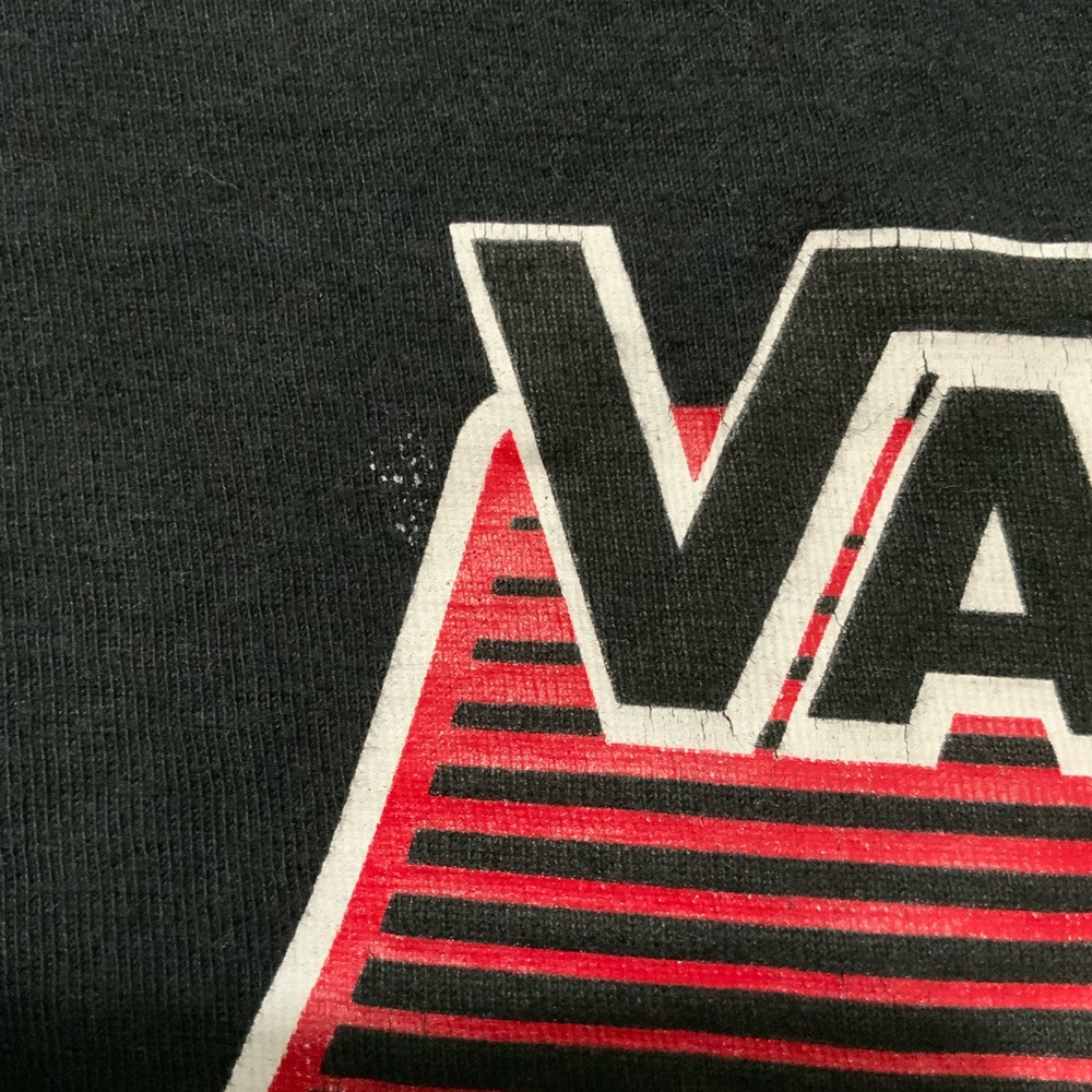 Vans X Baker Skateboards Racing Stripe Black Graphic Crewneck L/S T-Shirt - Picture 8 of 8
